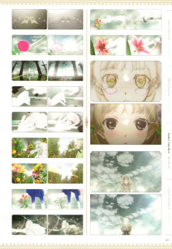 「アーシャのアトリエ 公式ビジュアルブック」に載っているオープニングムービー絵コンテページ