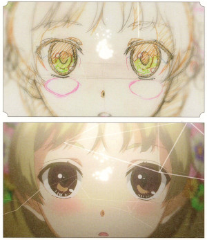 「アーシャのアトリエ 公式ビジュアルブック」に載っているオープニングムービー絵コンテの一部