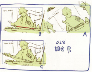 「エスカ&ロジーのアトリエ 公式ビジュアルブック」に載っているロジーの錬成背景スチルのラフ案